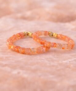 Alternative view of Mondstein Ring – vergoldet (925 Silber) | Zart & kombinierbar